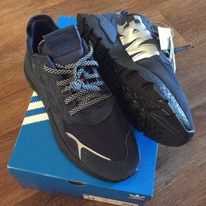 Adidas Nite 3M Jogger Navy/Black Men’s sz 12